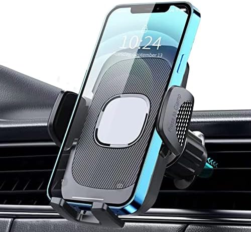 Phone Mount for Car, Car Phone Holder Mount Clip Mount Phone Holder, Car Vent Phone Mount for Car Cellphone Stand Air Vent for Smartphone, iPhone, Automobile Cradles Universal【Metal Hook】