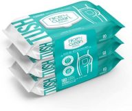 Nice ‘N Clean Adult Flushable Wipes (3 x 60 Count) | Personal Cleansing Wipes Made from Plant-Based Fibers | Infused with Aloe & Vitamin E