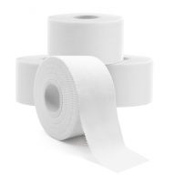 Dimora White Athletic Tape 4-Pack – 60 Yards Strong Adhesive Sports Tape in Total, NO Sticky Residue Easy Tear, Best Sport Tape for Athletes & Fitness Enthusiasts of All Levels (1.5in X 45ft Roll)