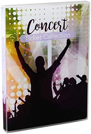 UniKeep Concert Ticket Stub Collection Case. Holds 40-80 Ticket Stubs. 10 Ticket Pages are Included. Each Page Holds 4-8 Ticket Stubs. Fits Ticket Stubs UP TO 5.25 Inches Wide and 2.1 Inches Tall