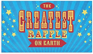 SBLABELS Carnival Themed Raffle Tickets / 100 Contest Tickets / 2″ x 3.5″ Circus Entry Forms for Giveaways