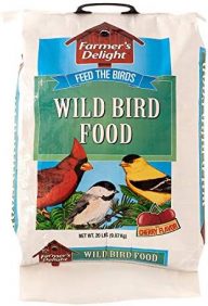 Wagner’s 53003 Farmer’s Delight Wild Bird Food with Cherry Flavor, 20-Pound Bag