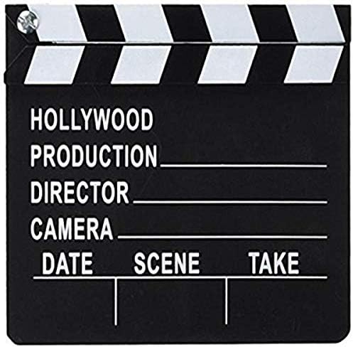 Rhode Island Novelty 7 Inch x 8 Inch Hollywood Movie Clapboard, One Per Order
