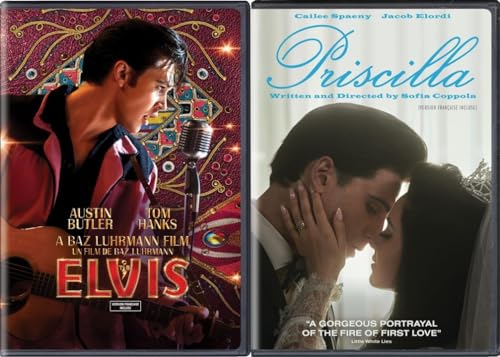 Elvis Presley Biopic 2-Movies: Elvis (2022) + Priscilla (2023) [DVD 2-Pack]