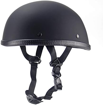 Motorcycle Half Helmet Beanie Cruising Skull Cap Small Helmets for Motorbike Scooter Chopper Moped Scooters Electric