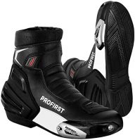 PROFIRST Waterproof Motorbike Boots Motorcycle Armoured Short Ankle Shoes Crash Protection Protective Comfortable Racing Touring Sports Safety